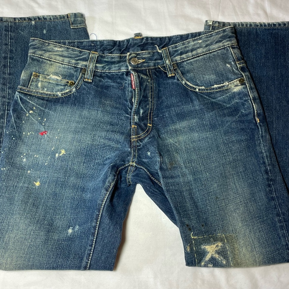 DSquared 2 Distressed Blue Jeans Sz 46 (US 30) - Made in Italy